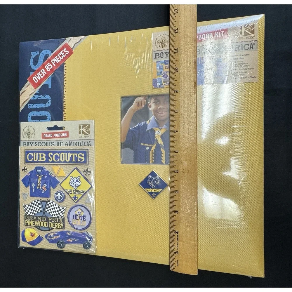 Boy Scouts of America K & Company Scrapbook Kit 85+ pieces~NEW